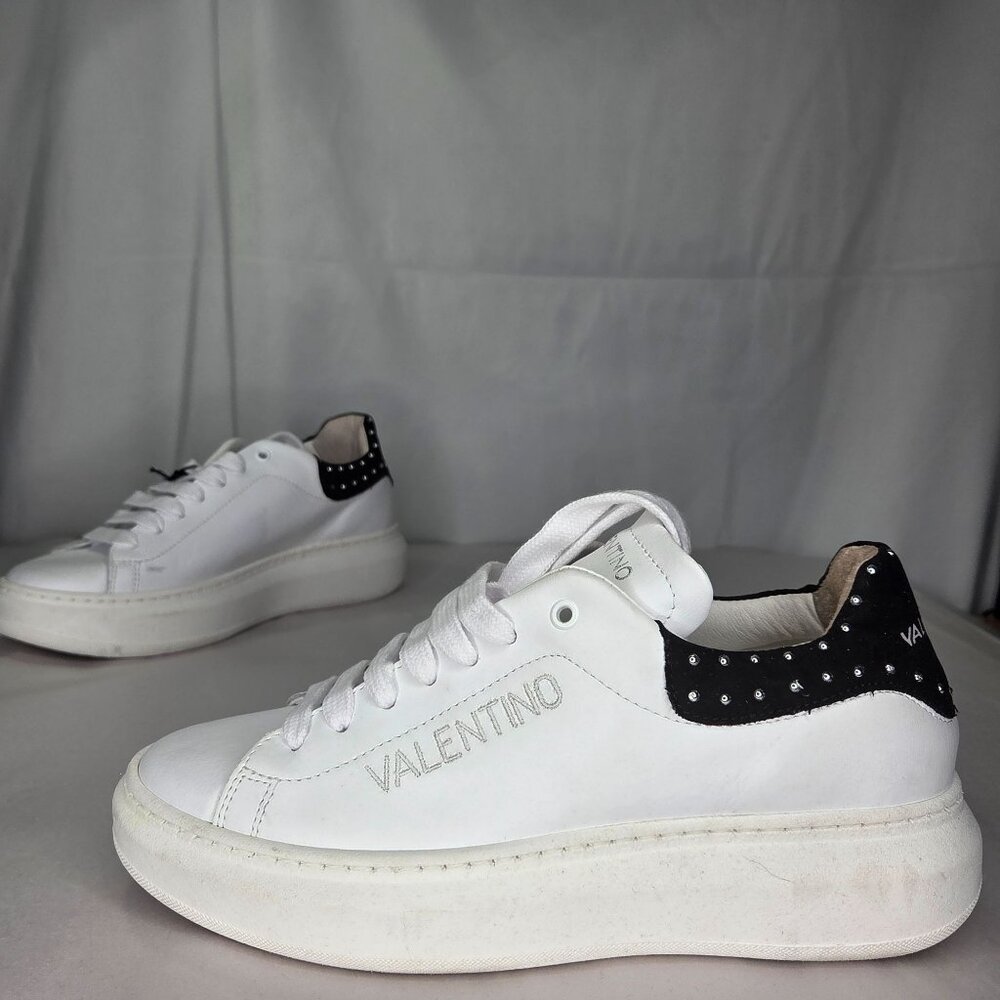 Valentino by Mario Valentino Fresia Studs Leather Sneaker - Picture 2 of 8